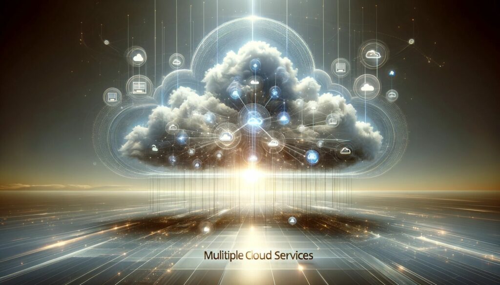 An Image depicting Multi-cloud services