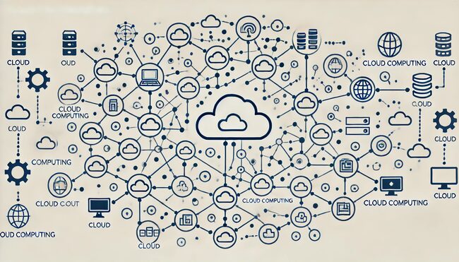 A sample of multi-cloud network