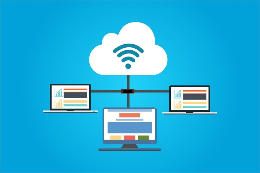 An image that portrays Three Primary Types of Cloud Computing Services.